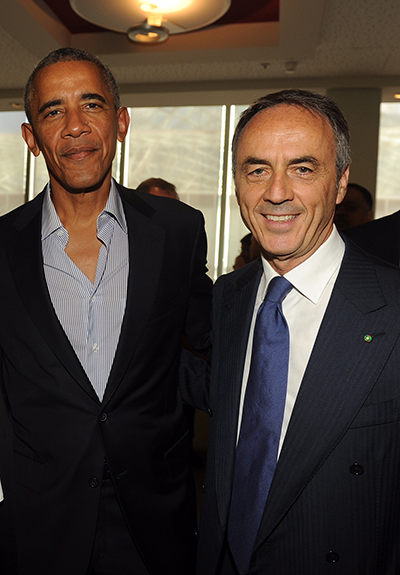 Nerio Alessandri meets Barack Obama