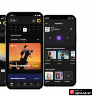 With Technogym, you can work out to your favourite playlists on Apple Music